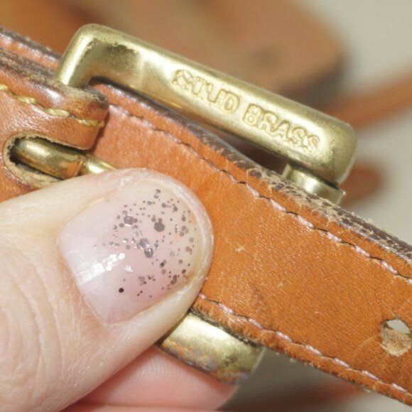 Vintage 80s Dooney Bourke Leather Crossbody Handbag - Picture 6 of 14